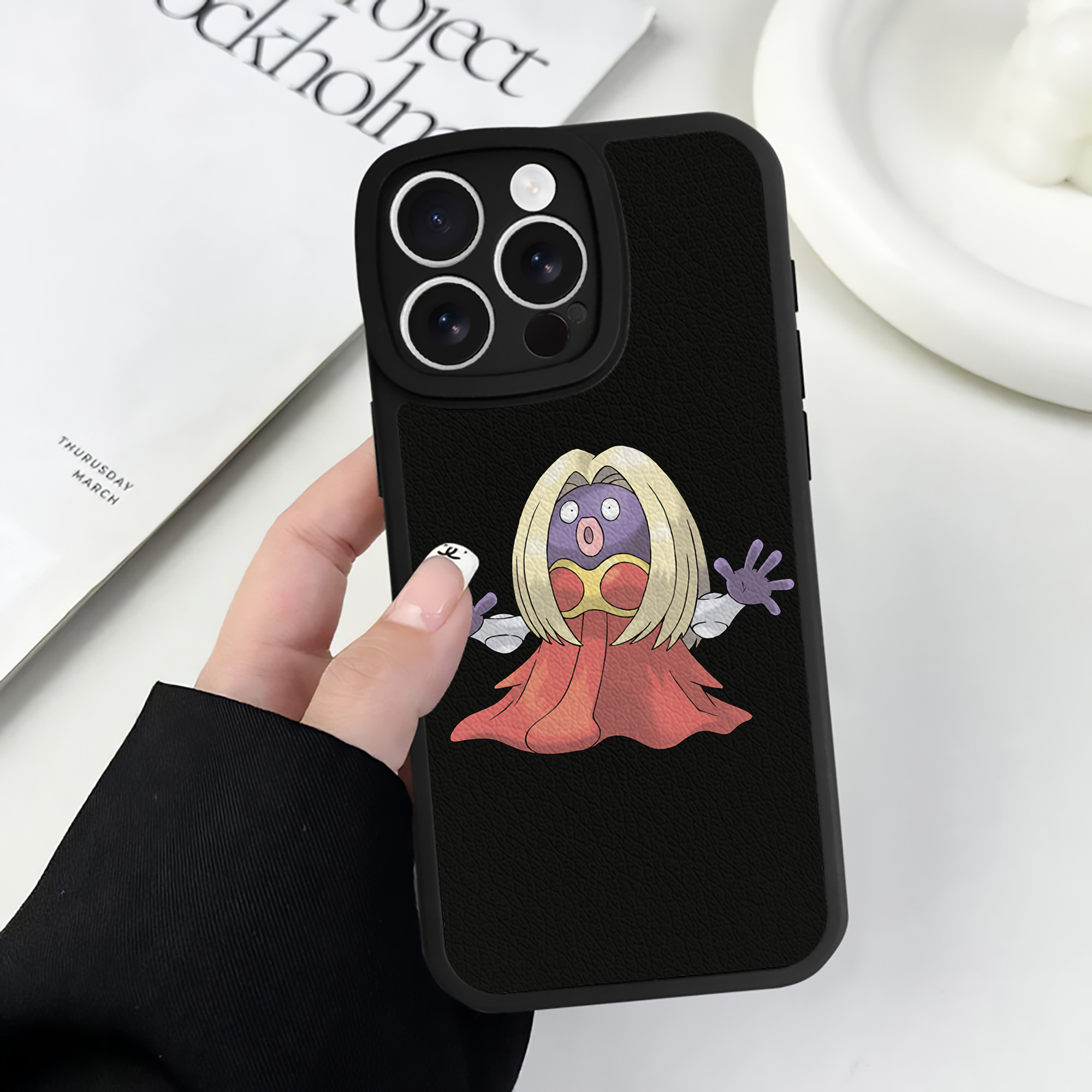 （画像用） ポケットモンスター Pokémon 【iPhone 16シリーズ対応】シリコンスマホケース（レザー調） 材質：シリコン